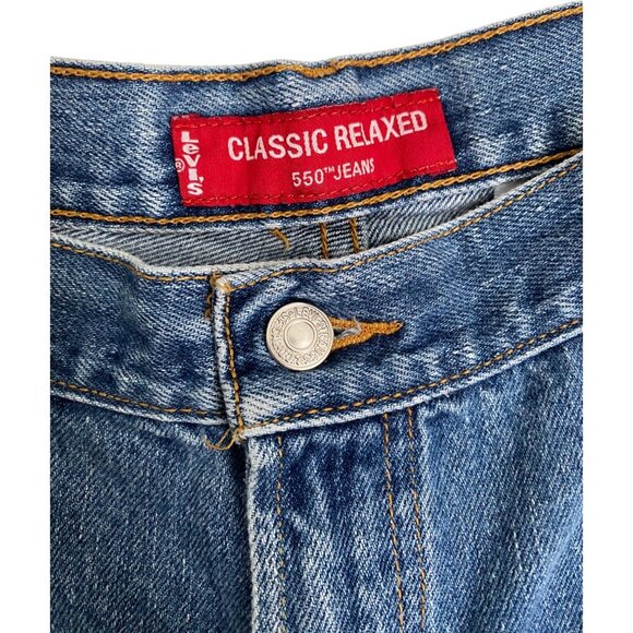 Levi's 550 Jeans Size 18  39x30 Classic Relaxed Fit Tapered Leg Baggy - Picture 3 of 6